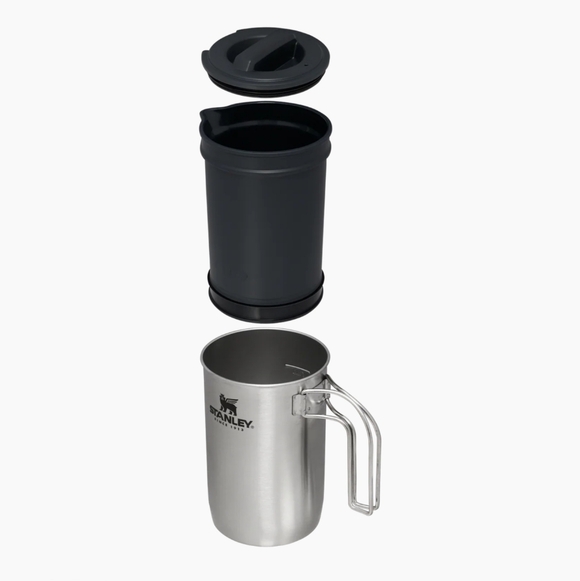 Stanley Adventure All-In-One Boil + Brew French Press | 32 OZ  Stainless - Picture 3 of 9